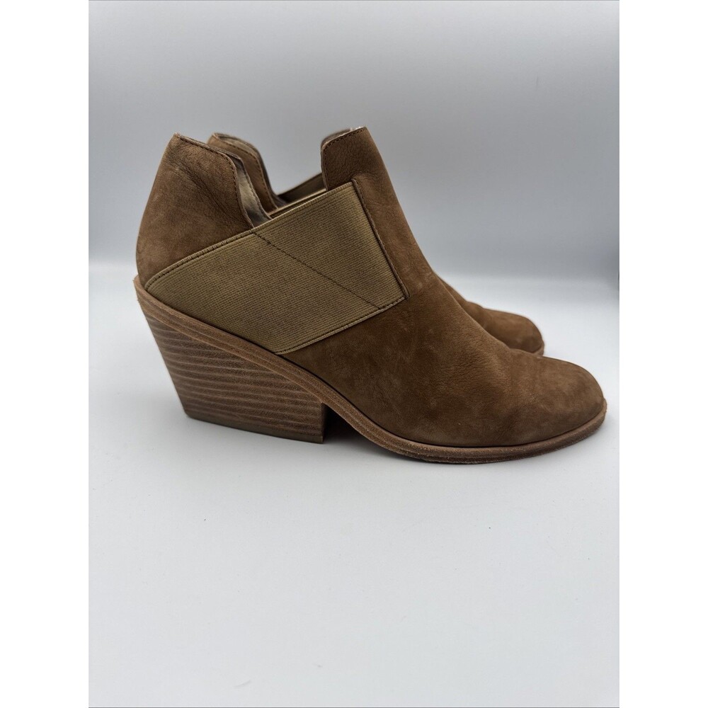 Eileen Fisher Vero Cuoio‎ Even Ankle Boots Booties Beige Brown Suede Size 9